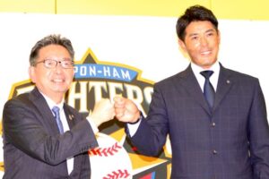 稲葉篤紀gmの現在は 新庄剛志監督とイチローの仲 顔や性格が気になる 香水は 若い頃がイケメン ひげ