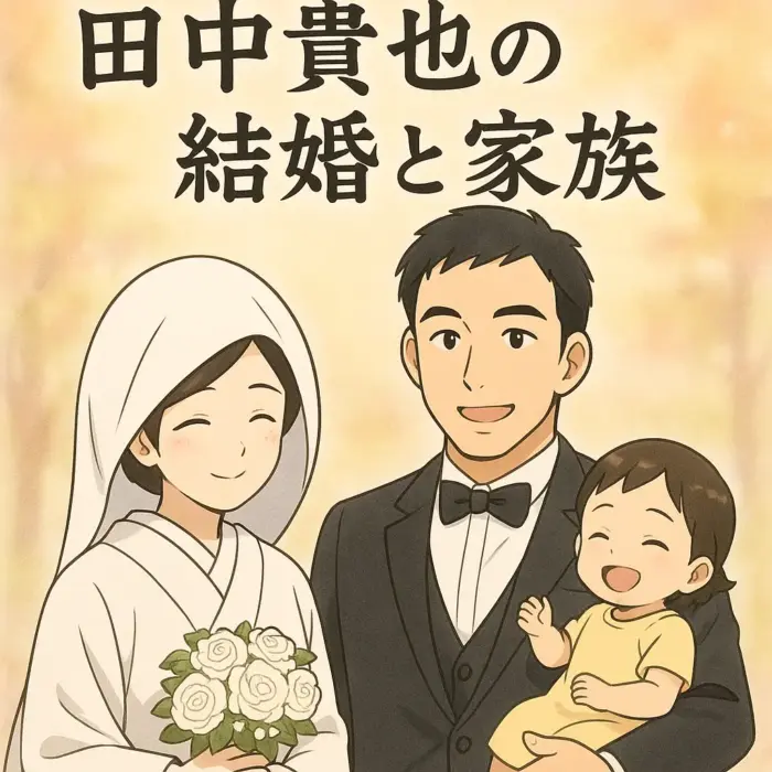 田中貴也の結婚と家族