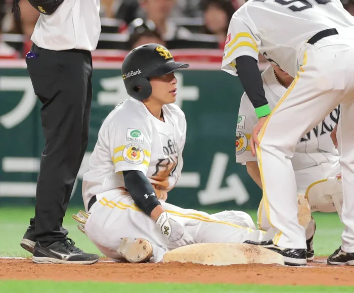 柳田悠岐 最新情報:右脛骨骨挫傷による離脱と復帰時期いつ