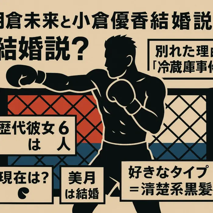 朝倉未来と小倉優香の結婚？別れた理由？冷蔵庫?歴代彼女と現在？美月？好きなタイプ