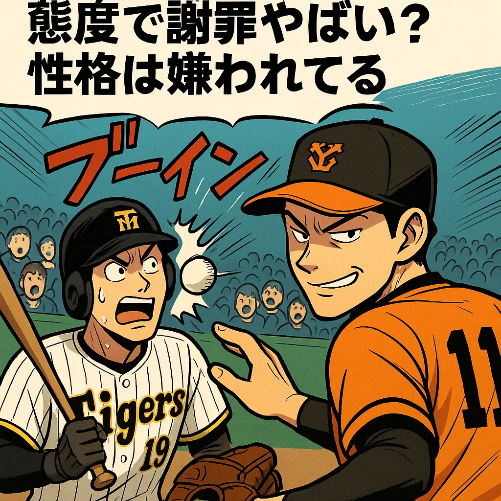 平内龍太の森下への危険球？ 態度で謝罪やばい？ 性格は嫌われてる