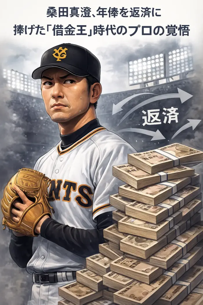 桑田真澄、年俸を返済に捧げた「借金王」時代のプロの覚悟